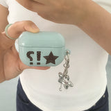 スターダンダンドット ミントスカイブルー グロッシー エアポッズケース