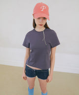 Poev Arched T-Shirt - Charcoal