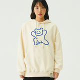 [UNISEX] ビッグラインベアースマイルフーディー