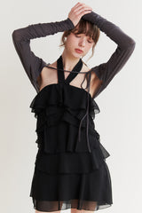 BALLON DRESS black