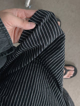 ASCLO Linen Stripe Bermuda Pants (2color)