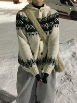 Santa Nordic Knit Hoodie (4c)