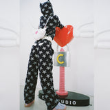 Angel of Star Wing Track Pants - NAVY
