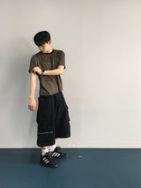 Marvin Crop Stripe Short Sleeve T-Shirt 3C
