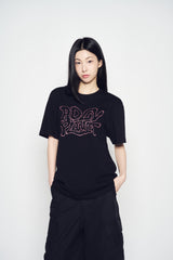 25SS ADLV プラネットショートスリーブTシャツ ブラック