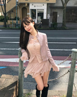 ツアーズssスナップクロップレザーjk