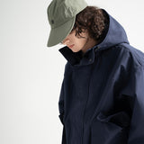 3 Layer Hard Shell Short-Jacket - NAVY