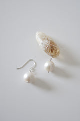 Maru Pearl Silver 925 Pierce handmade