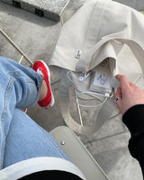Oxford simple line bag - ivory