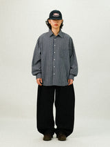 NOF Wrinkle Check Overfit Shirts