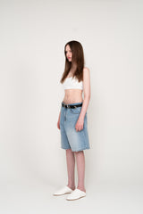 BERMUDA VINTAGE WASHING DENIM