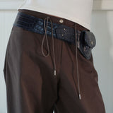 ゴーイングコットンワイドパンツ brown