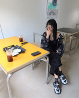 [UNISEX] スクエアヒップベルトミニバッグ