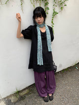 Rooney Linen String Wide Harem Pants