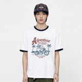 アドベンチャー イントゥ サマー オーバーフィット リンガー Tシャツ(3color)