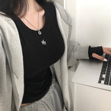 [BELLIDE MADE] フィンガーホールロゴラウンドTシャツ