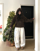 [U-BASIC] Huz D-ring Pintuck Balloon Sweatpants