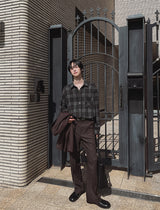 Posi Smooth Overfit Check Shirt
