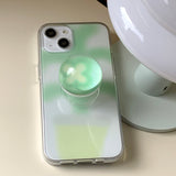 ラッキーフラワーポットフォーンケーススマホグリップセット