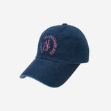 ラウンドロゴボールキャップ  (Dark Blue Denim)