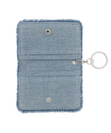 RAWCUT WASHED DENIM WALLET BLUE(CV2EFUAB61A)