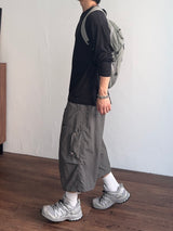 Strap Utility Nylon Bermuda Pants (3color) (No.968)