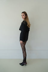 [Seow] Glow Tweed Mini Dress