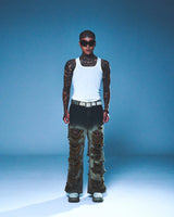 DESTROYED DENIM PANTS (BLUE)