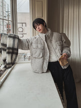 Anur Crop Tweed Padding