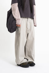Brit light curved wide pants