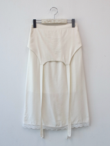 closet satin lace skirt 