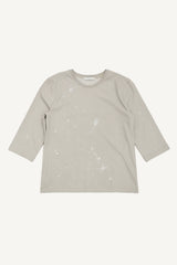 ペインティング ウォッシュド スリー クォーター Tシャツ