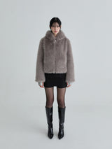 Hoodie fur jumper (Charcoal)