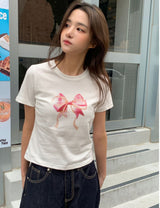 Need Ribbon Short-Sleeved T-Shirt