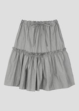 Roti Nylon Midi Shirred Skirt (2c)