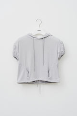 (W) Puff Shirring Hoodie (2color)