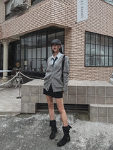 Kenin incision cargo miniskirt