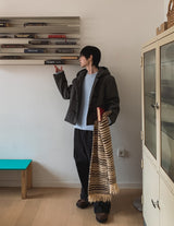Mock Duffle Hooded Short Coat