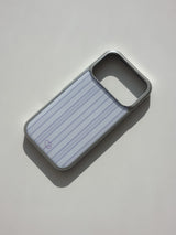 [MADE] Stripe Epoxy Silver Bumper Case [iPhone/Galaxy]