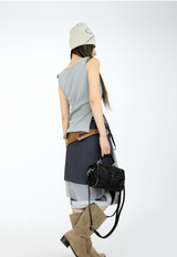 side slit boat sleeveless(3color)