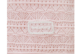 クロシェ ショートスリーブド ニット カーディガン (LIGHT PINK)