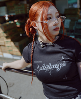 BENNY × Miseki SEOUL スパークルグラフィックショートスリーブ_ブラック