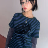 アッシュストロベリーレイヤード長袖Tシャツ  [3 color]