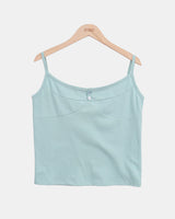 Seopyu Button Strap Sleeveless Top