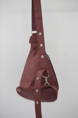 Mineral antler messenger bag (Burgundy)