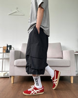 Nylon Cargo Bermuda Pants