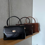 Janne Square Classic Medium Hand & Cross Bag (3 colors)
