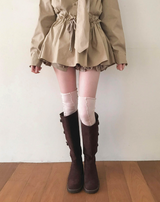 トミースリムコットンプリーツシャツ タイセット