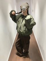 MA-1ハイネックパッデッドフィールドジャケット (2 Colors)