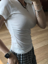 Roen Modal Side Shirring Tee (6c)